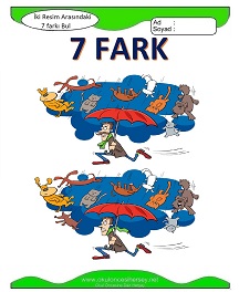 İki Resim Arasındaki Farkı Bul Etkinliği